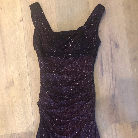 NV Couture | Purple Glitter Gown - Picture 5 of 6